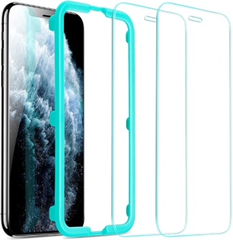 Protection d'écran Premium en verre trempé ESR pour iPhone 11 Pro Max et iPhone XS Max, 2 Pièces Compatible avec iPhone 6.5 Pouce 3