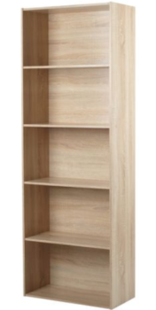 Bookcase Poyang 2 imitation oak 1