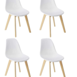 Wenko - Set of 4 Scandinavian chairs 10