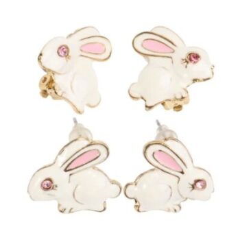 2 pairs of Easter Bunny earrings 24