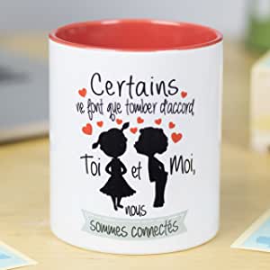 Personalized mug with romantic message 42