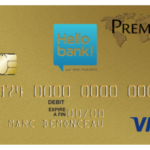 Hello bank ! - The Visa Premier card 12