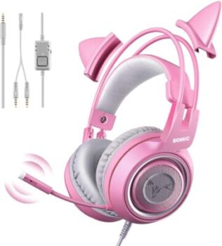 Somic G951S - Pink Gamer Headset 7