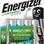 Energizer AA Rechargeable Batteries, Accu Recharge Extreme 12