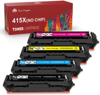 Toner Kingdom - Pack of 4 toners for HP Color Laserjet Pro 7