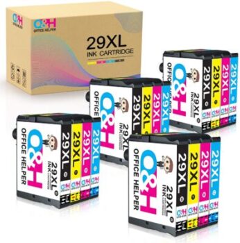 Office Helper - Pack of 4 cartridges for Epson Expression Home 5
