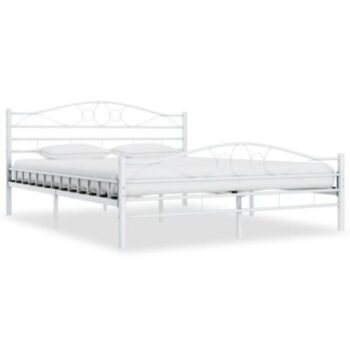 White Metal Bed Frame 180x200 cm 17