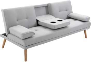 Homcom - 3 seater sofa bed 6