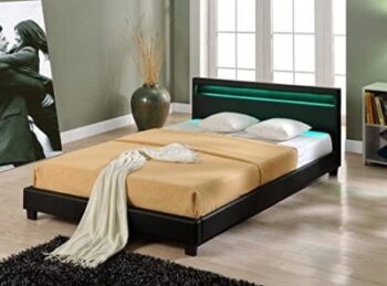 Corium - LED Upholstered Bed 16
