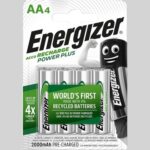 Energizer AA Rechargeable Batteries, Power Plus Recharge 10