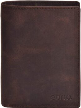 Eono by Amazon - Vintage brown leather wallet 6