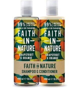 Faith in Nature Natural Grapefruit and Orange Shampoo and Conditioner 1