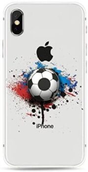 Soccer-themed shell for iPhone 7 and 8 4