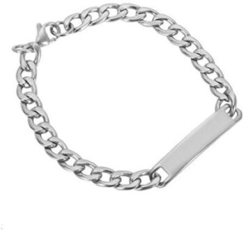 Chain bracelet with personalized engraving HooAMI 5