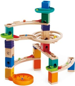 Hape E6020 - Wooden marble track and building set 2