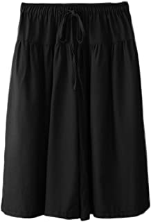 Casual culottes with elastic waist Nanxson 8