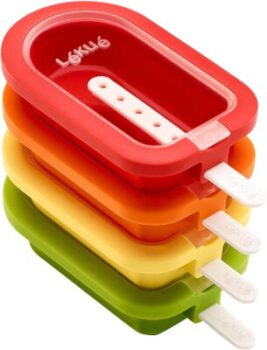 Lékué - Stackable ice cream mold pack 6