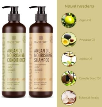 Argan Oil Shampoo and Conditioner Set 2 - MagiForet Organic 1