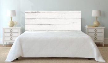 Oedim - White PVC imitation wood headboard 2