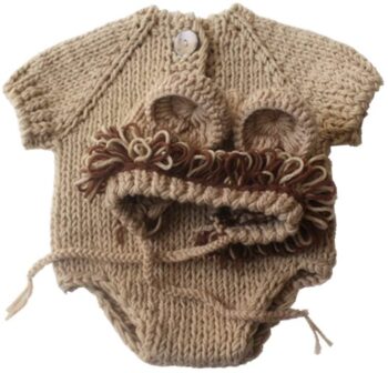 Unisex knitted outfits for newborn photography 12