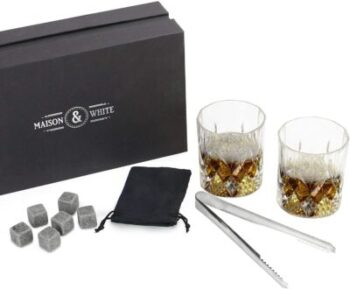 Gift box whiskey glass - 2 traditional tumblers 7
