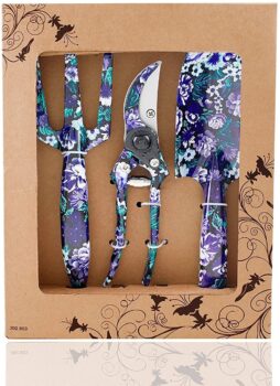 Aluminum gardening tool set with Flora Guard print 33