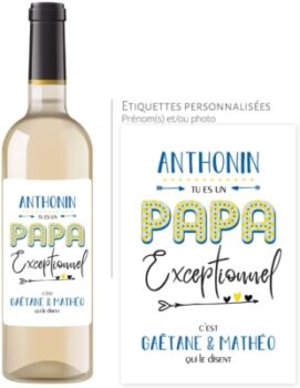 Personalized wine bottle 18