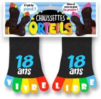 Sock Toes "18 years" One Size 26