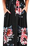 Floral summer long dress with boat neck and short sleeves Kidsform 9