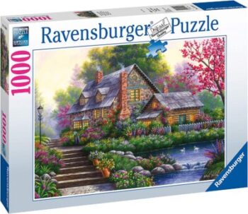 Ravensburger Romantic Cottage - 1000 pieces 8