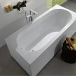 Villeroy & Boch Oberon Oval Bathtub 170x70 cm cast marble, white 9