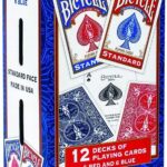 Bicycle- Set of 12 standard decks of blue and red cards: 11
