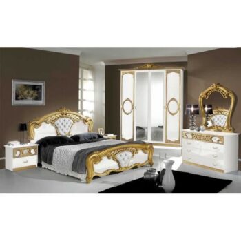 Complete adult room white/gold Clotilde n°1 1