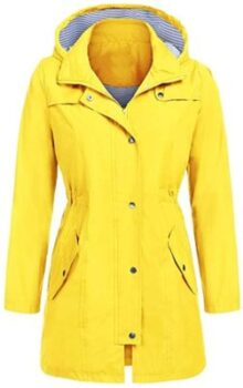 Susenston women's hooded trench coat 2