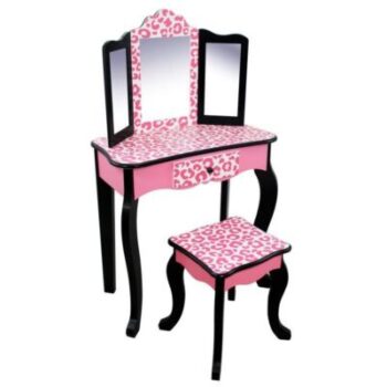 Children's dressing table with mirror and stool from Teamson Kids 5