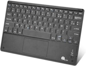 Bluetooth Wireless Keyboard - 1byone Tablet Keyboard 2