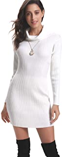 Long sleeve turtleneck sweater dress Abollria 4