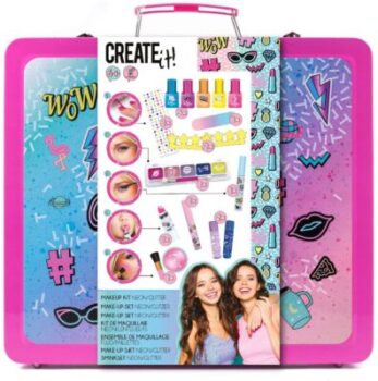 Create It neon makeup case for girls 88