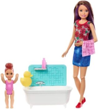 Barbie Family Dolls - Bath time set 49