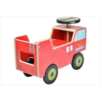 Kiddimoto - Wooden fire truck baby carrier 25