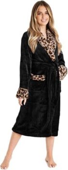 CityComfort Fleece Robe for Women 1