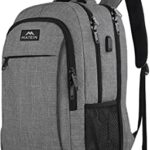 17 inch backpack with Matein grey lock 12