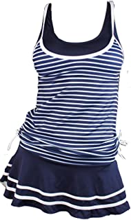 Striped tankini with skirt Summer Mae 2