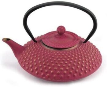Bredemeijer G002GR - Red cast iron teapot 7