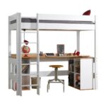 Akiten Retail loft bed with desk Cléa 11