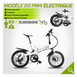 Folding electric bike 20PM4 Blancmarine 16