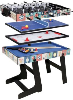 Hlc 4 in 1 folding multi games table 4