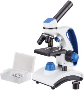 AmScope-Microscope child double light and glass lens 3