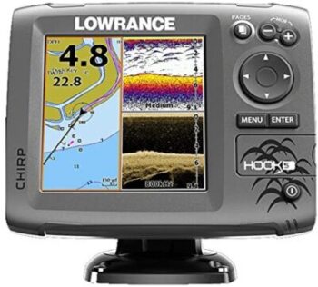 Lowrance- Hook 5 Fishfinder/Mapplotter Black 1