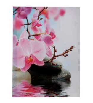 Orchid printed canvas - 30 x 40 cm 2